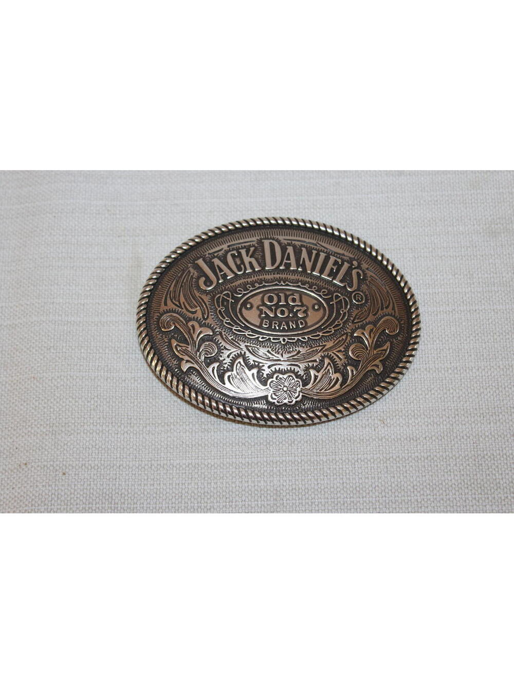 Jack Daniel’s 2005 Old No. 7 Belt Buckle - Western Style Oval Metal Buckle